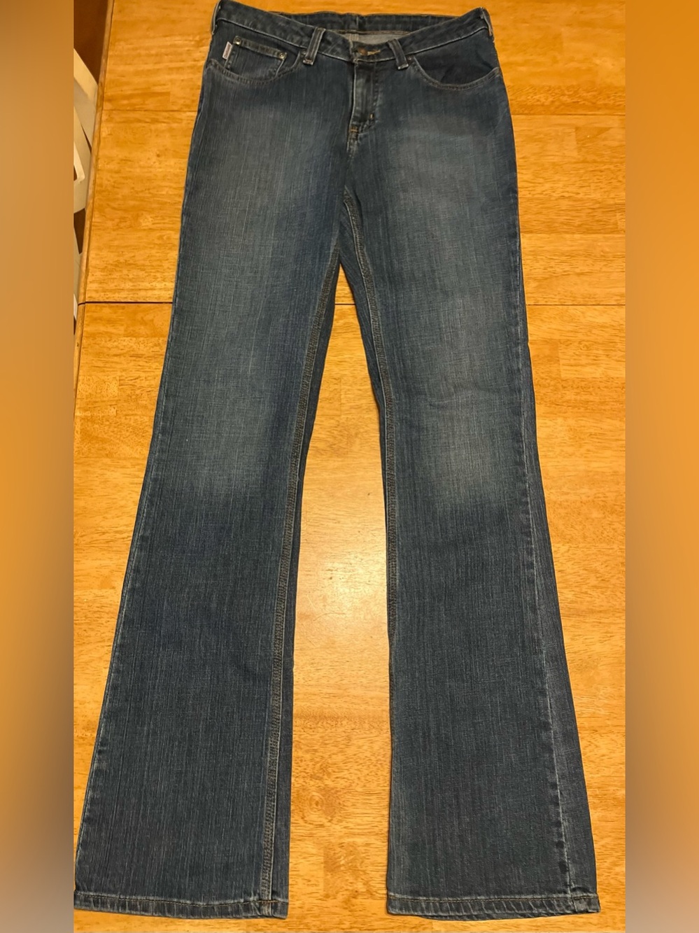 Carhartt Women's Workwear Denim Jeans Size 8 x 36 Tall/Long